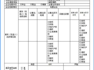 企业工商年度报告信息如何查询与填报？