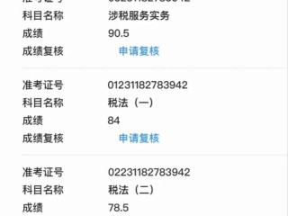 税务师成绩何时公布？