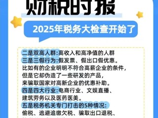 2025税务稽查会更严吗？
