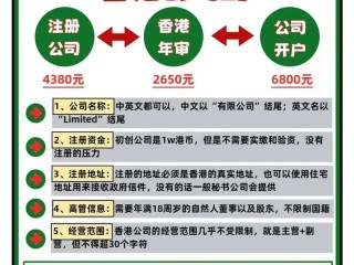 注册香港公司一年多少钱