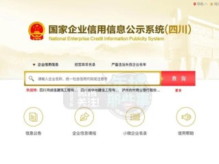 全国企业信息系统四川有何特殊之处？