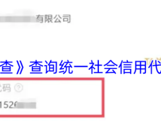 统一社会信用信息如何查询？