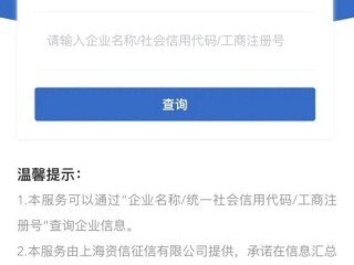 上海企业信用信息怎么查？