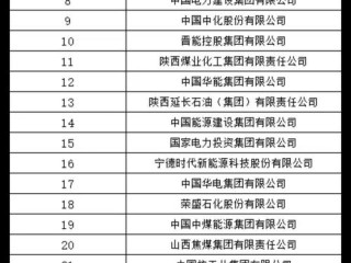 全国国有企业公示名单