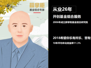 薜掌柜基金组合服务，收益如何？