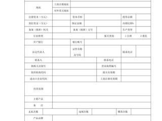 中国企业登记信息查询