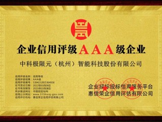 中国信用评价企业存在吗？