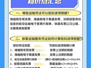 服务业哪些进项税额抵扣