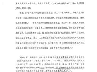一般纳税人税务事项通知书有何重要内容？