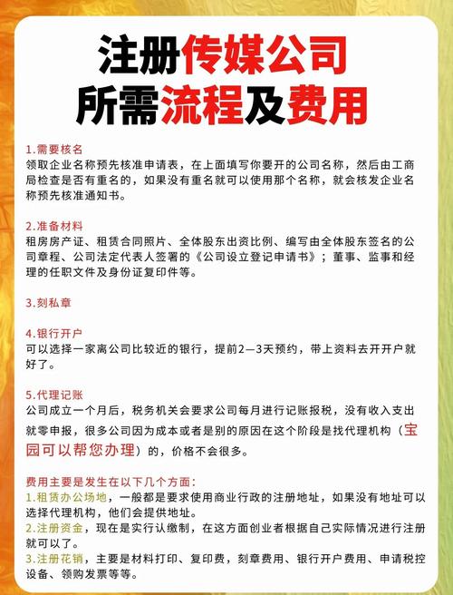 传媒公司网上注册流程