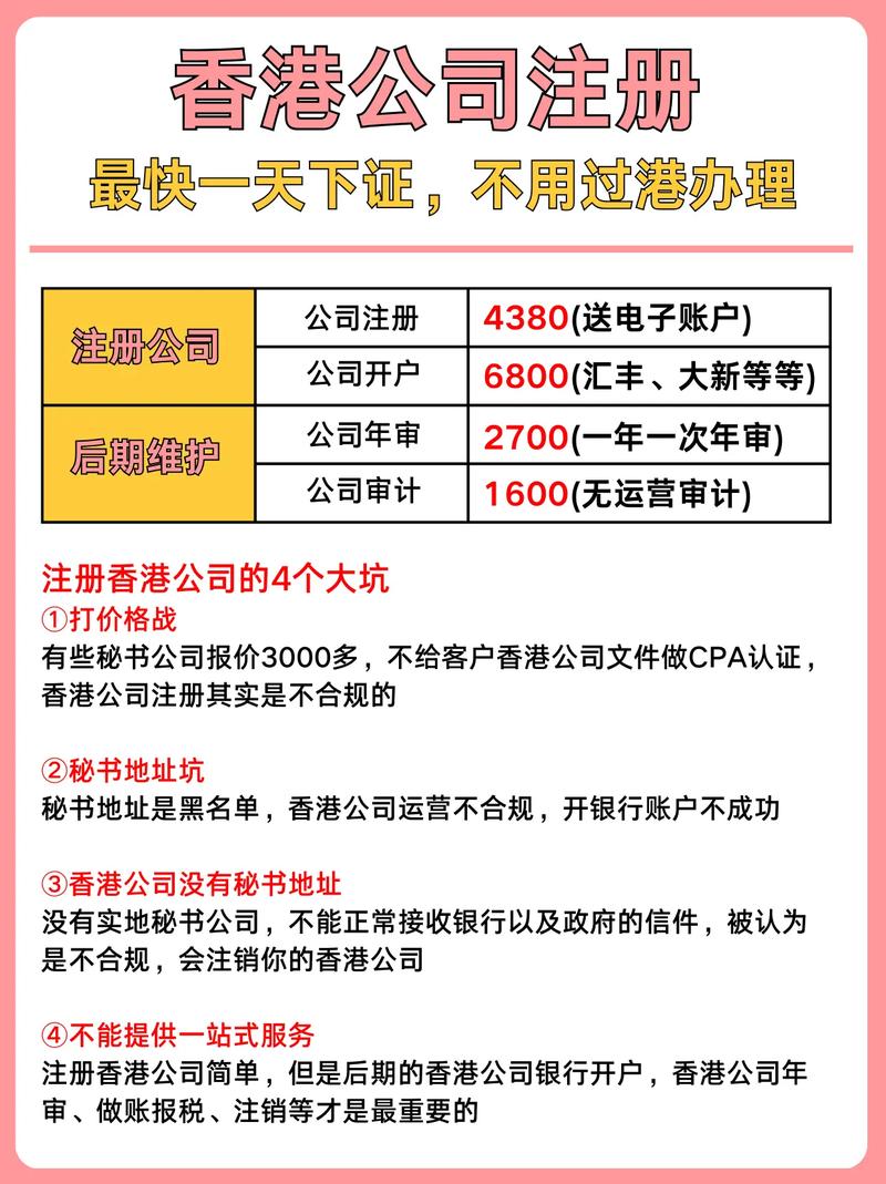 注册香港公司一年多少钱