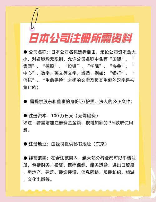 个人注册日本公司