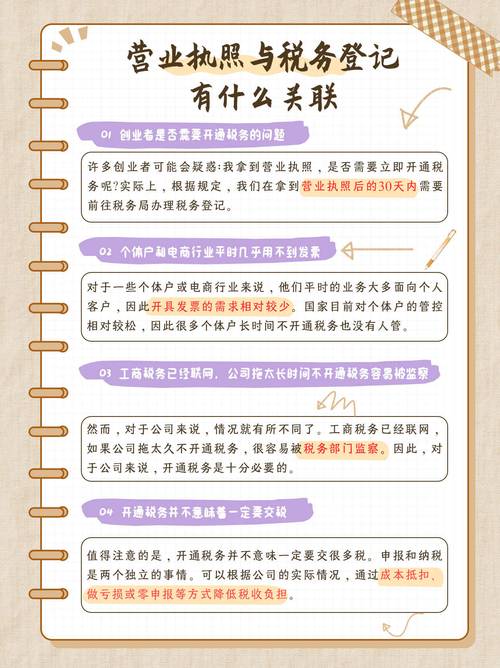 营业执照办好后多久办税务登记证