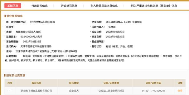 企业信息公示系统天津