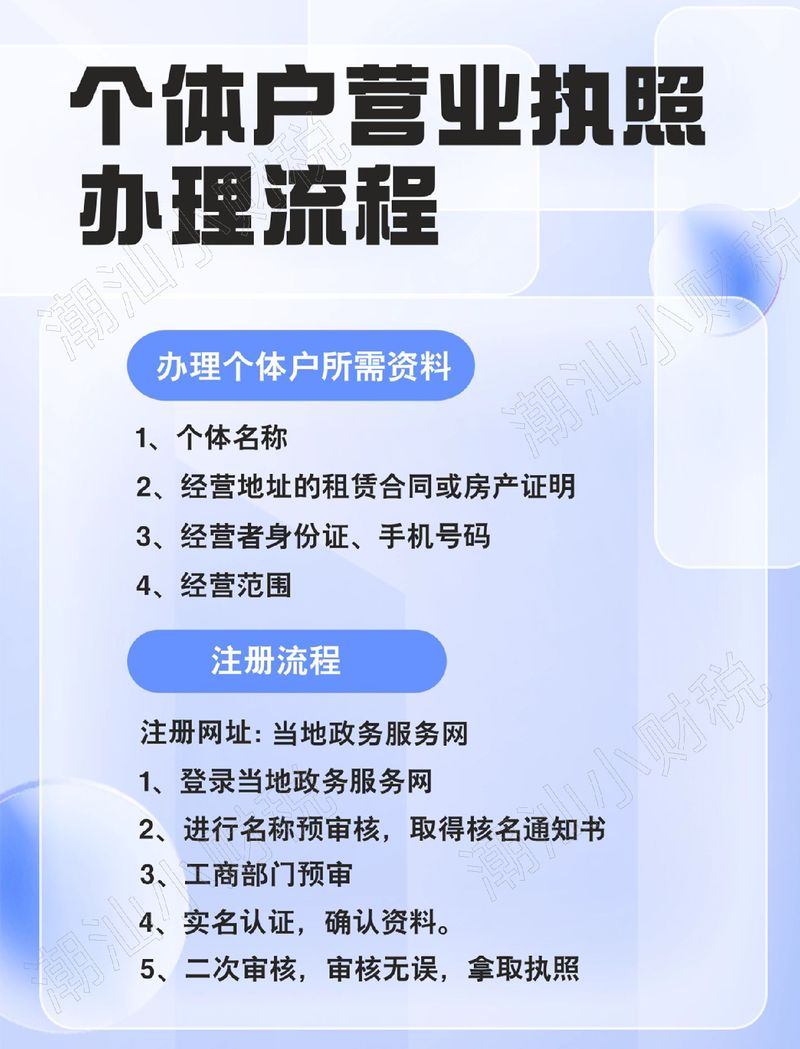 个体工商户怎么办理税务登记证