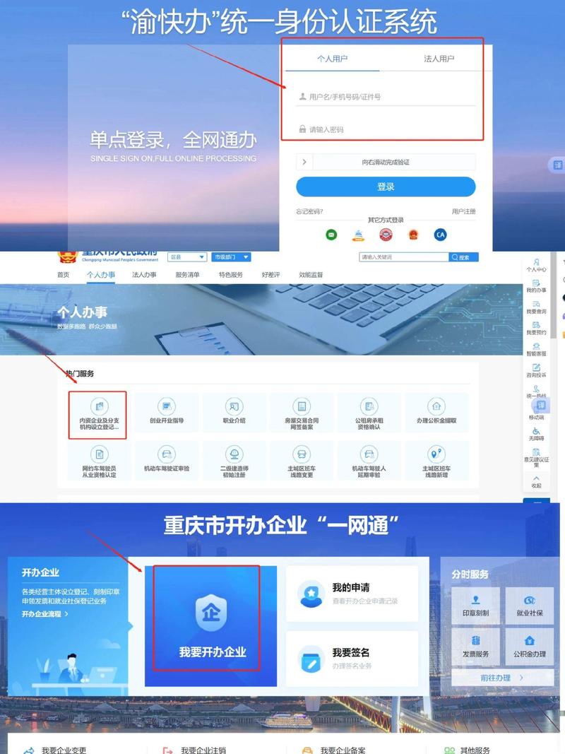 重庆信息企业公司系统