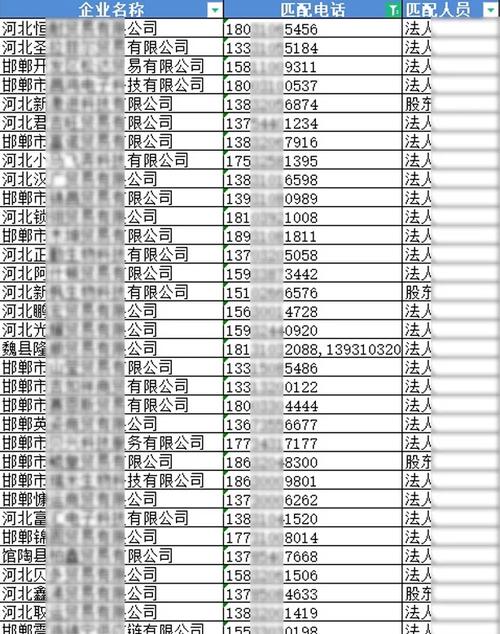 公司企业法人代码查询