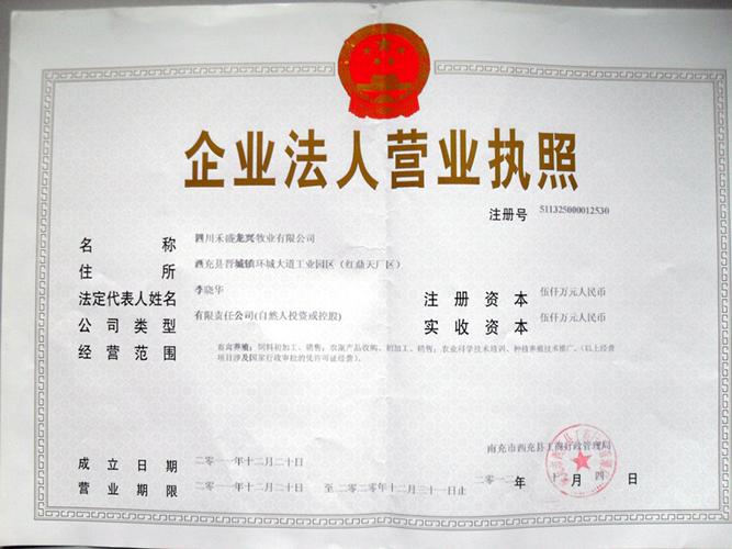 四川企业营业执照查询