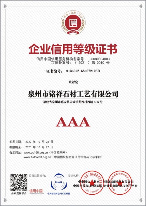 深圳企业信用等级查询