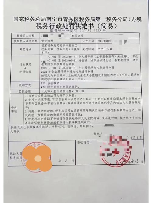 丢失税务登记证 处罚