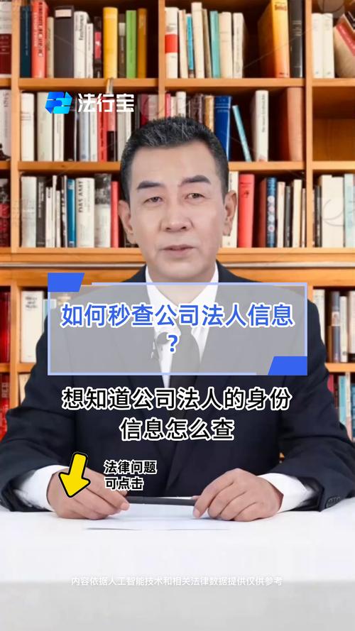 如何查询企业法人的信息