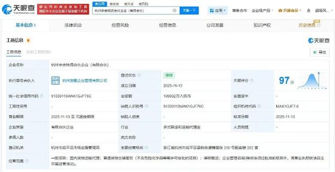 杭州企业工商信息查询