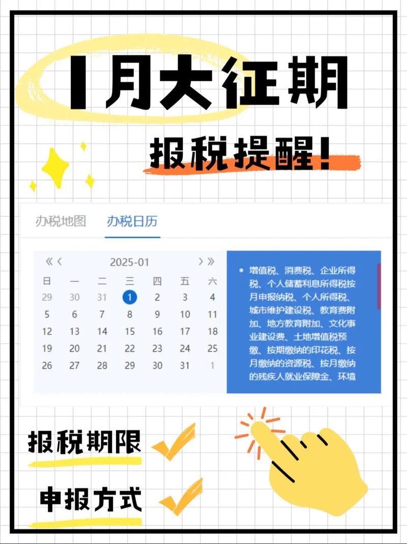 2025年北京税务征期