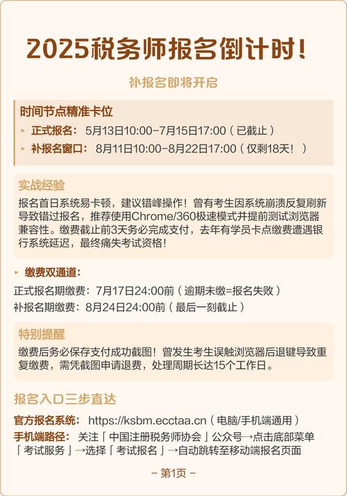 2025税务师报名入口