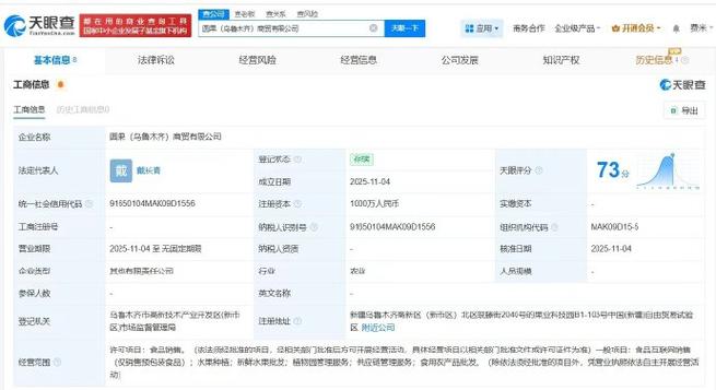工商企业信息查询新疆