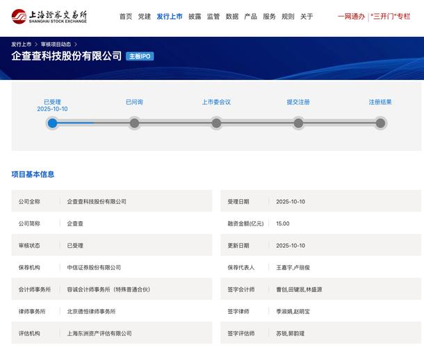 上海企业基本信息查询