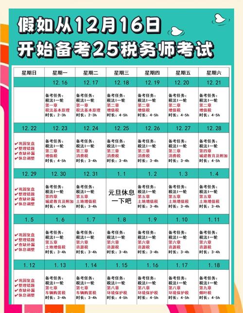 税务师2025考试时间