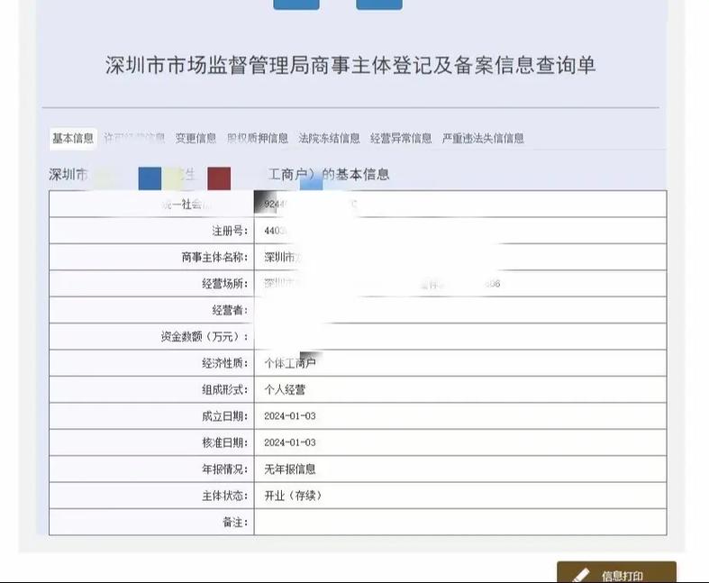 全国企业登记信息查询