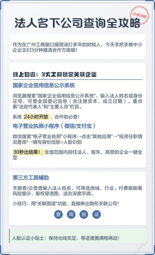 登记法人公司信息查询