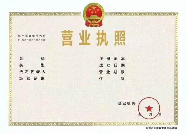 企业营业执照 查询